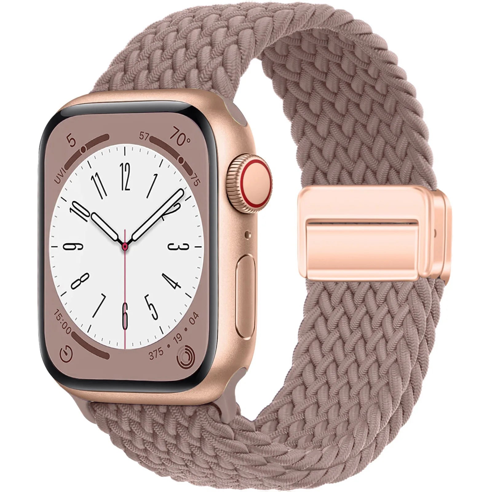 Nylon Strap For Apple Watch Band Ultra 44mm 40mm 45mm 49mm 41mm 44 mm magnetic buckle Braided Bracelet iWatch series 10 9 se 7 8