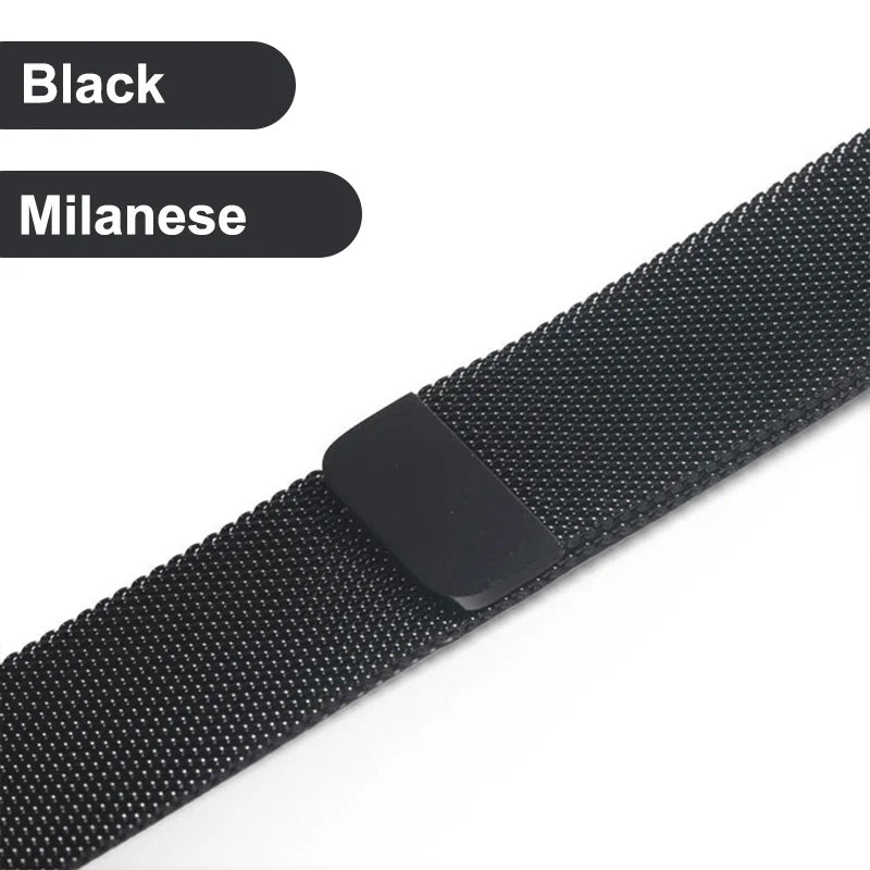 Metal Strap For Samsung Galaxy Watch 4 5 6 Active 2 40mm 44mm Band Watch 3 4 Classic Milanese Magnetic Loop Replacement Bracelet