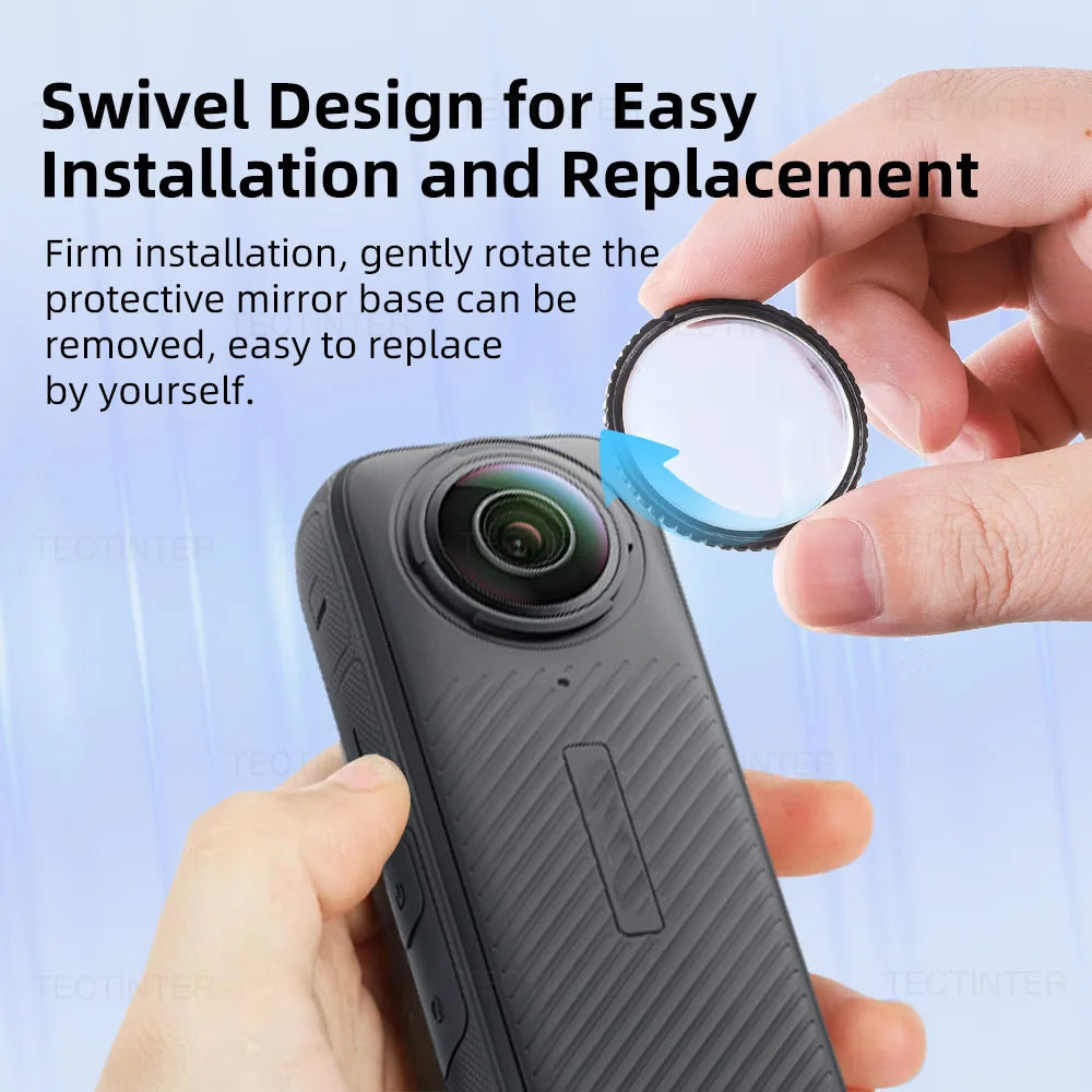 For Insta360 X4 Lens Guard + Screen Protector Anti-scratch Protective Film for Insta 360 X5 Lens Protector Accessories Kit