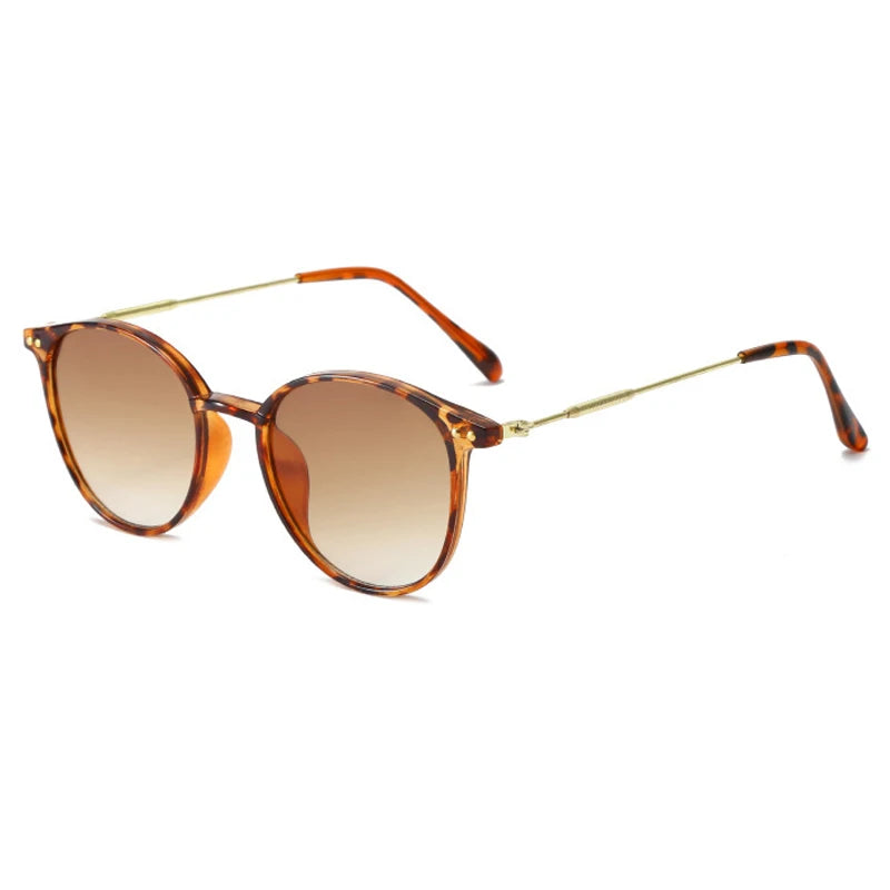 New Round Vintage Sunglasses Women Retro Luxury Designer Sun Glasses For Women's Sunglass Oculos De Sol Shades UV