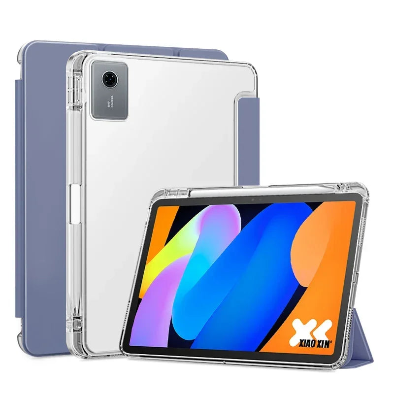 For Lenovo Idea Tab 11 Case with Pencil Holder Folding Soft Back Stand Tablet Case For Lenovo Idea Tab Tablet 11 tb336fu tb336zu