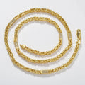 1PC Hot Selling Men's Women's Necklace 5mm Wide Square Hip-Hop Chain Inlaid Exquisite Shiny Zircon Suitable Daily Party Gifts