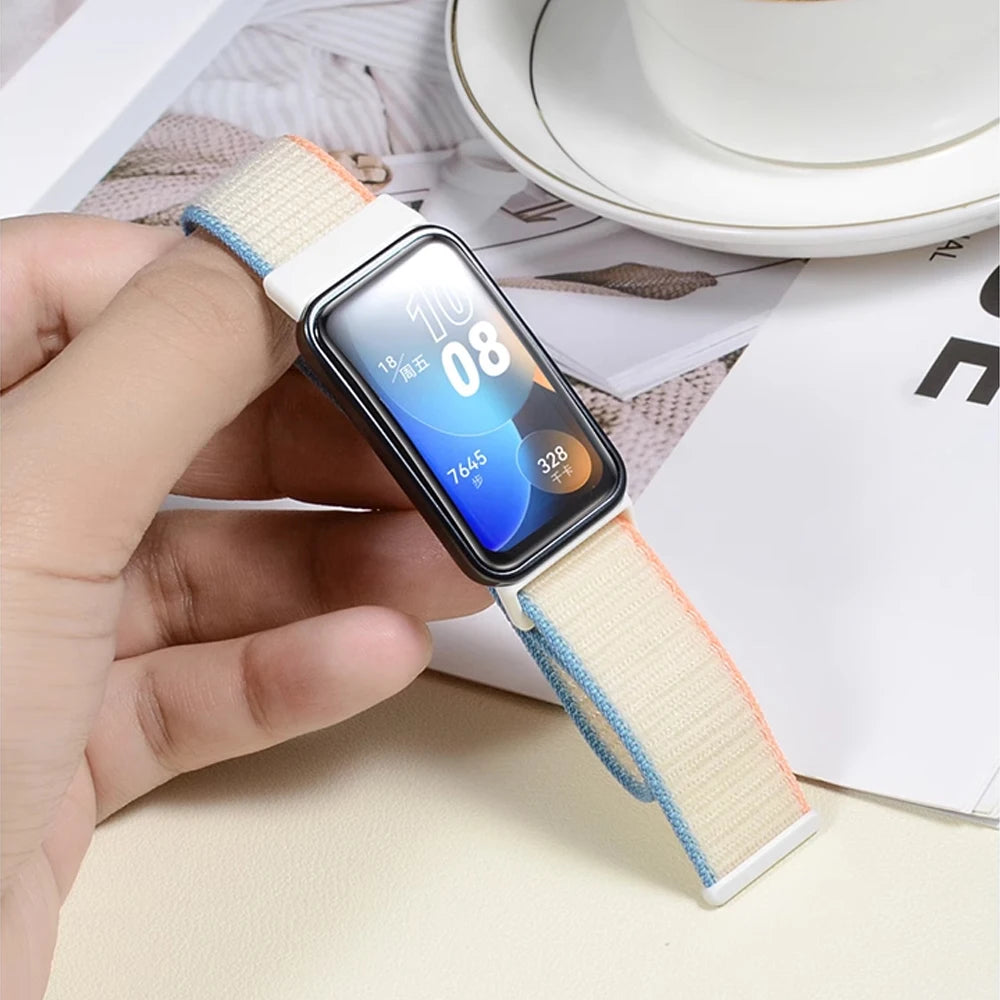 Strap For Huawei band 9/8/7 correa smart watch accessories replacement belt Nylon sport wrist watchband bracelet Huawei band 9