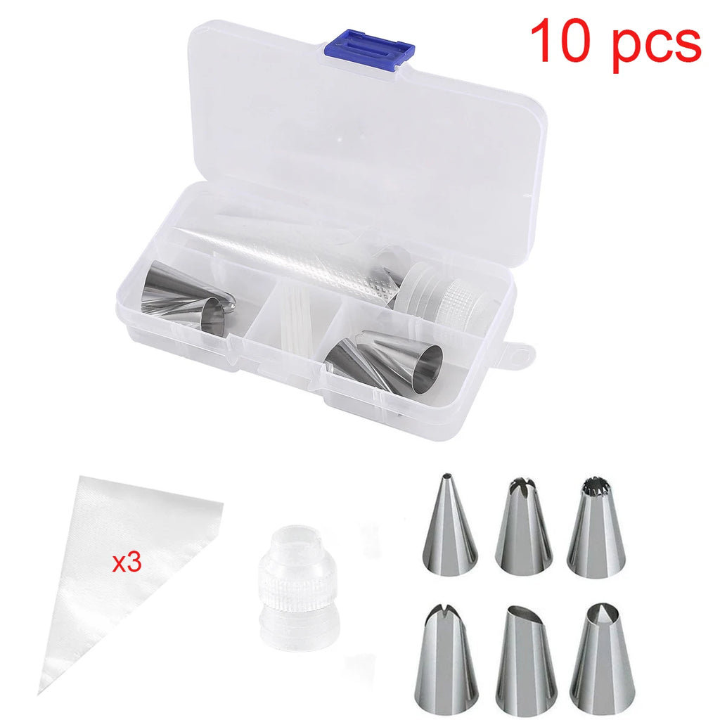 Pastry Socket Cake Nozzles for Confectionery Professional Set Icing Cream Piping Tips Cookies Cupcake Cake Decorating Tool