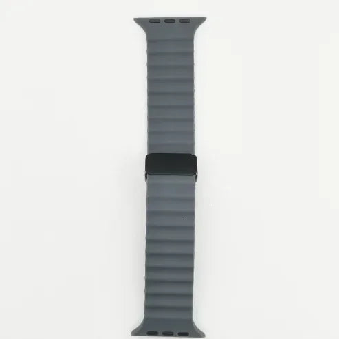 Silicone Strap For Apple watch band 49mm 45  44 40  41 38 42mm magnetic buckle bracelet iWatch Ultra series 7 6 3 se 8 9 Ultra 2