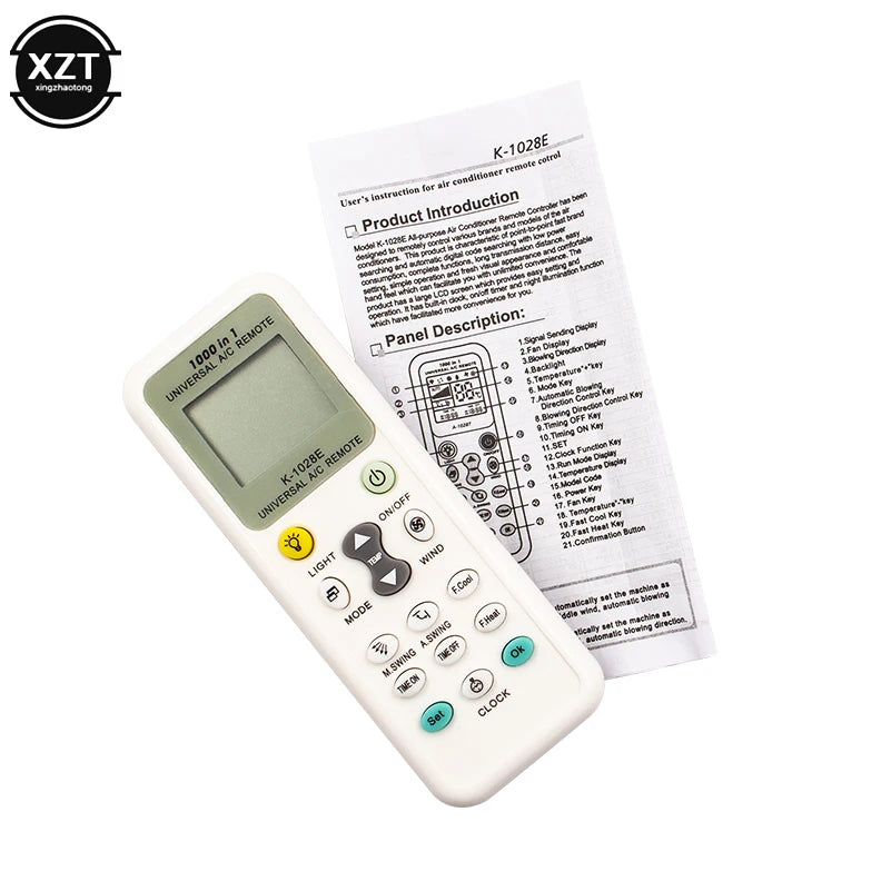 Universal K-1028E Low Power Consumption K-1028E Air Condition Remote LCD A/C Remote Control Controller
