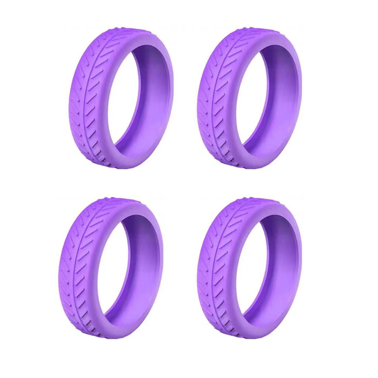 1/4/8PCS Silicone Cover Luggage Wheels Cover Luggage Protection Wheels Guard Carry On  Accessories Wheels Cover for Reduce Noise