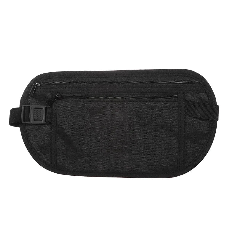 1pc Sport Running Wais Bag Invisible Travel Waist Packs Pouch For Passport Money Belt Bag Hidden Security Wallet Gift Pack