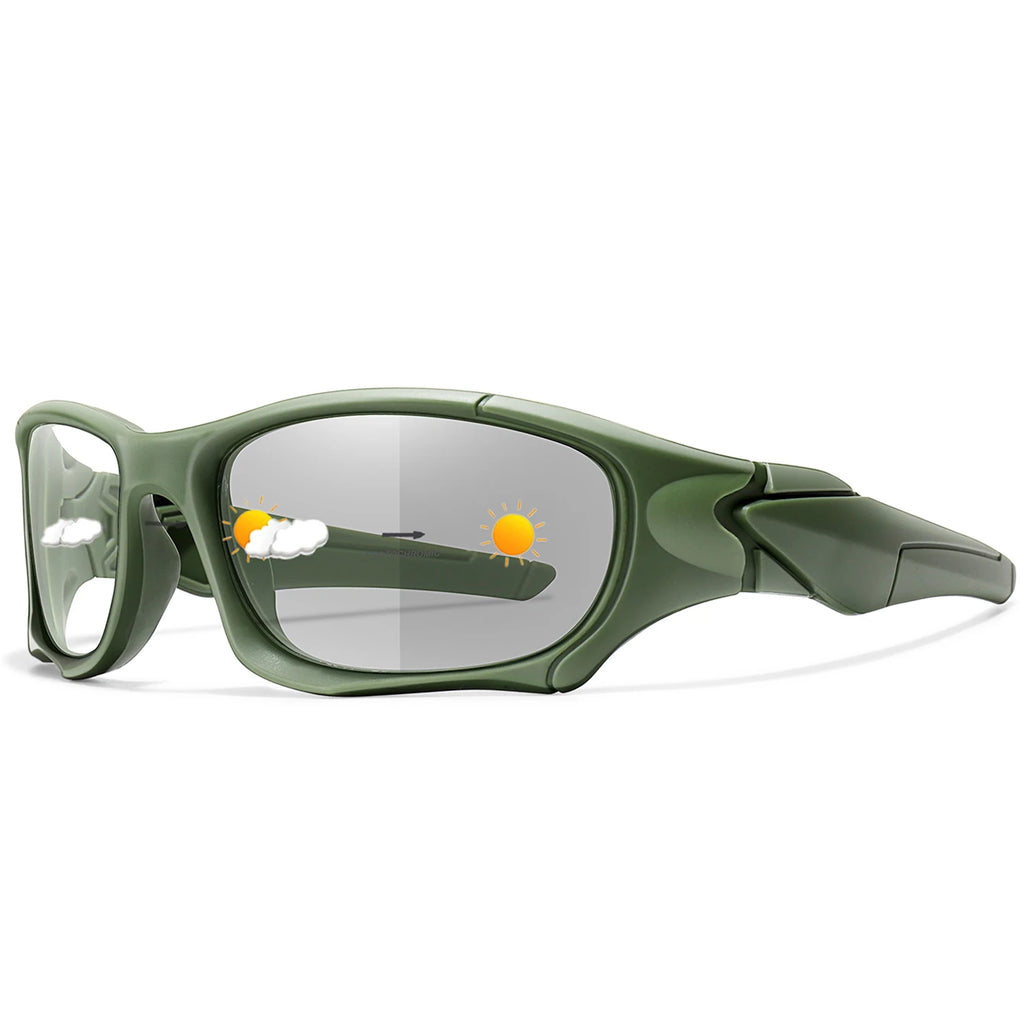 Trendy Style Photochromic Sunglasses For Men Women Outdoor Mtb Bicycle Cycling Runnging Eyewear Sports Bike Windproof Goggles