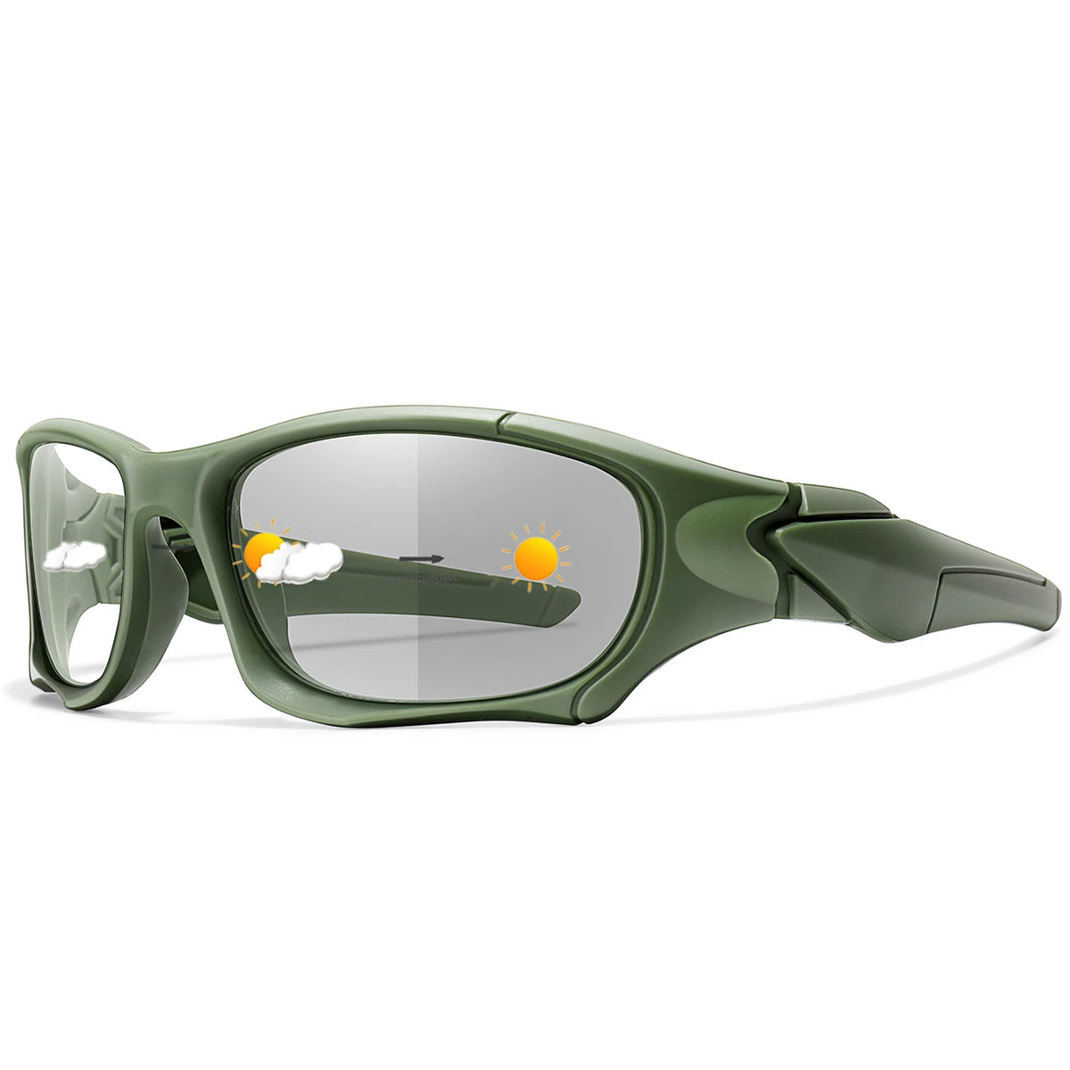 Trendy Style Photochromic Sunglasses For Men Women Outdoor Mtb Bicycle Cycling Runnging Eyewear Sports Bike Windproof Goggles