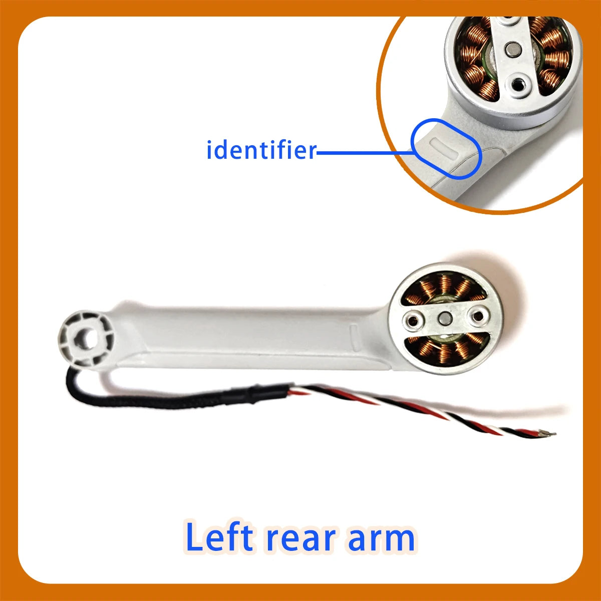 Original Mavic Mini 3 Motor Arm Mini 3 Power Arm with Engine Motor, for DJI Mini 3 Left, Front, Right and Rear Motor Arms
