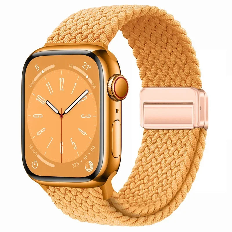 Nylon strap For Apple watch 11 10 42mm 46mm 9 8 7 45mm 41mm Ultra 3/2/1 49mm Magnetic wristband For iWatch 6 5 4 3 SE 44mm 40mm