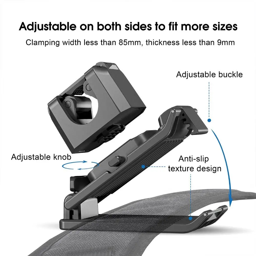 Quick Release Selfie Stick Holster Adjustable Hands-free Backpack Belt Camera Holder 2-IN-1 Stable for Insta360/DJI