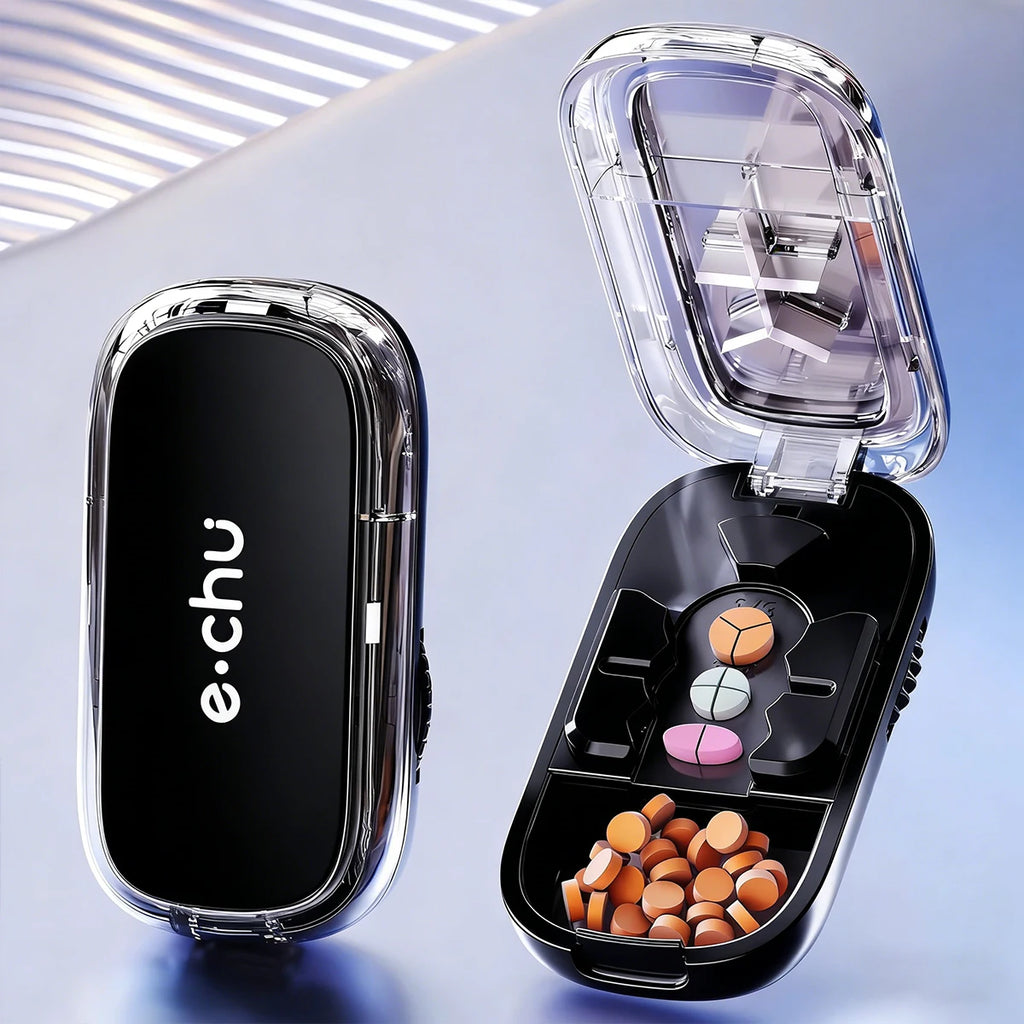Portable Pill Splitter Pill Divider, and Pill Cutter That Can Precisely and Evenly Split Pills into Halves, Thirds, and Quarters