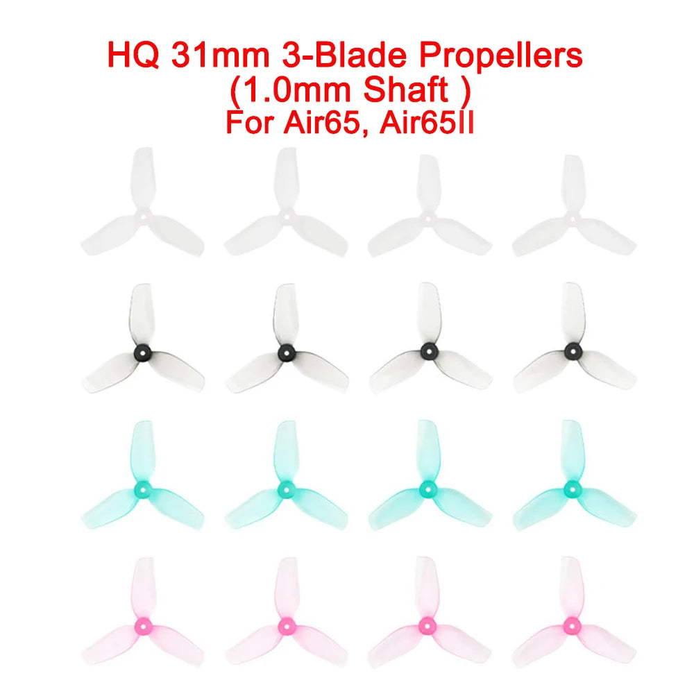 BETAFPV Air65 Champion Brushless Whoop Frame-2.20g 65mm Tiny Whoop, Air 65 II Motor Fixing Screws Pack, HQ 31mm Propellers
