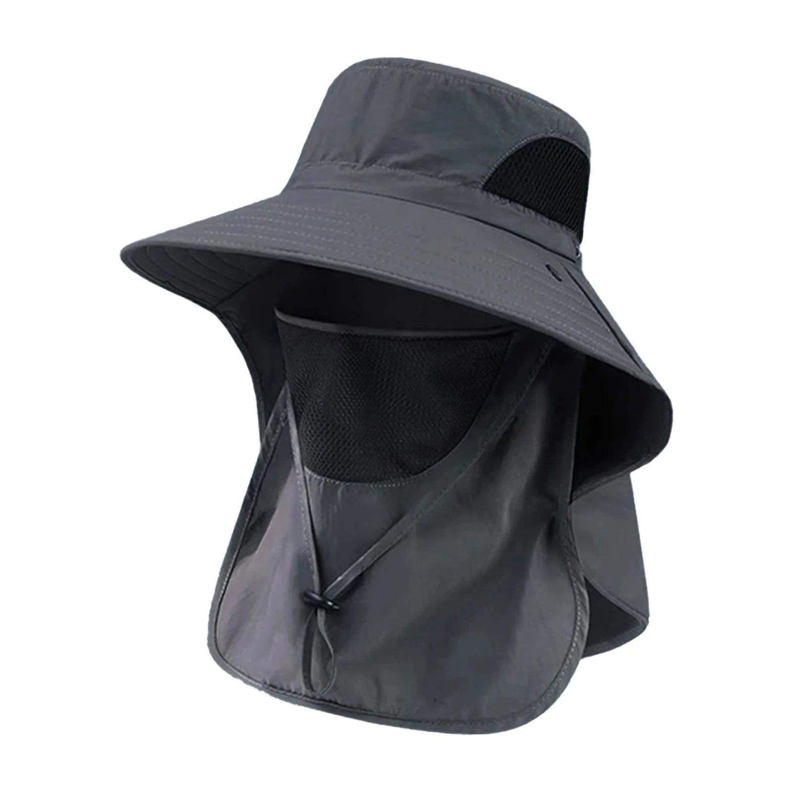 Sun Fishing Hat Women's Bucket Hat with Neck Cover Breathable Wide Brim Summer UV Protection Hat for Travel Holiday Beach