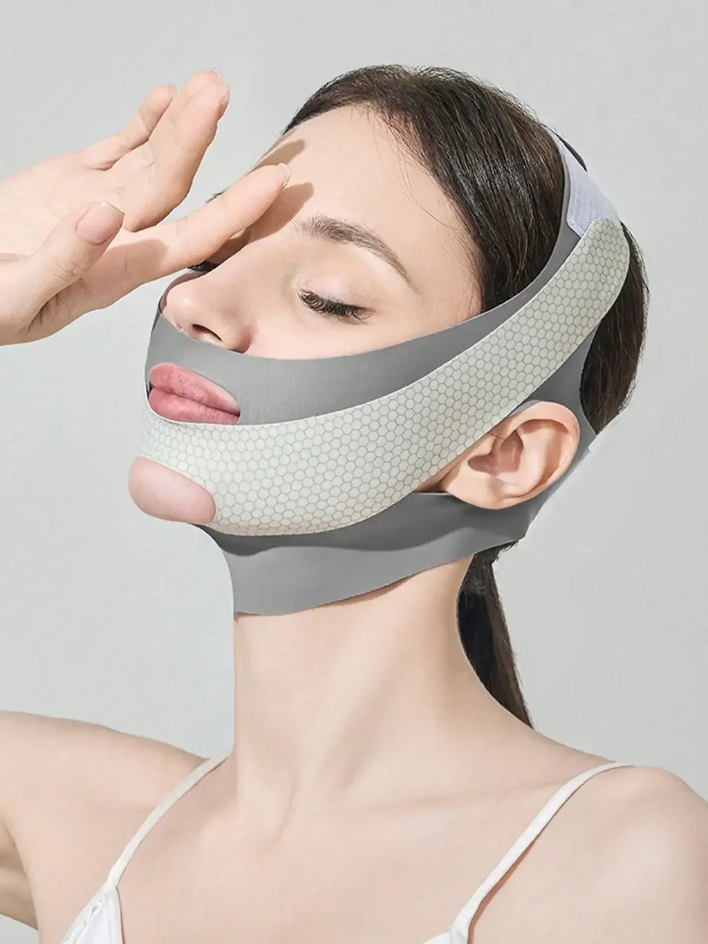 2026 1pc Women's Face Mask, Facial Bandage, Sleep Mask, Suitable For Daily Wear
