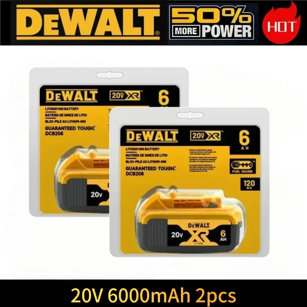 Original DeWalt 6.0Ah/5.0Ah 20V Battery Replaceable DCB184 DCB200 DCF892 DCF845 DCF850 DCF911 DCD800 DCD805 Tools Battery
