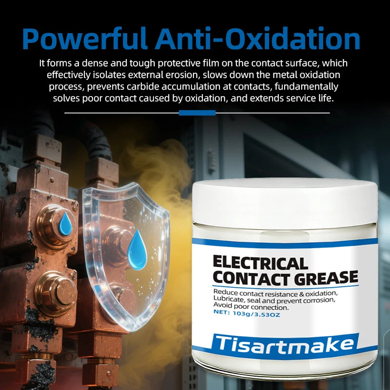 Electric Contact Grease Conductive Paste Electricity Compound Grease for Low Resistance Value for Household Appliances