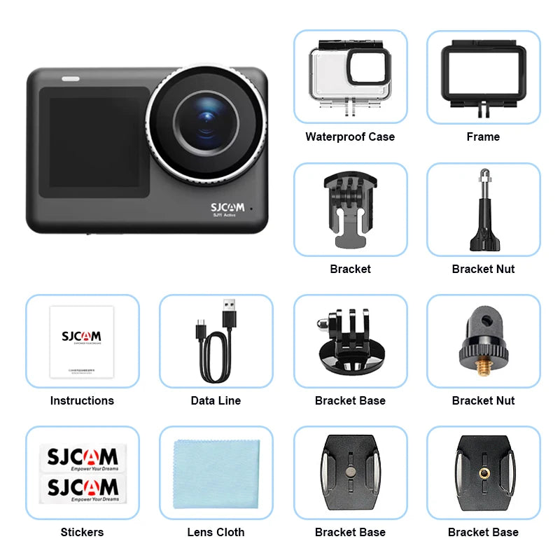 SJCAM Flagship SJ11 Or CAM4 Action Camera 4K 2.33" Touch Screen Waterproof 5G WiFi Active HDR Video action cam camera sport