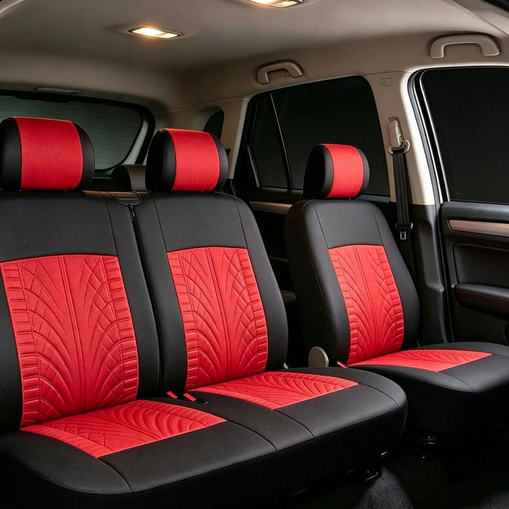 Universal Polyester Fabric Car Seat Covers for Transporter Van Truck - Protector Universal Fit Car Seat Covers