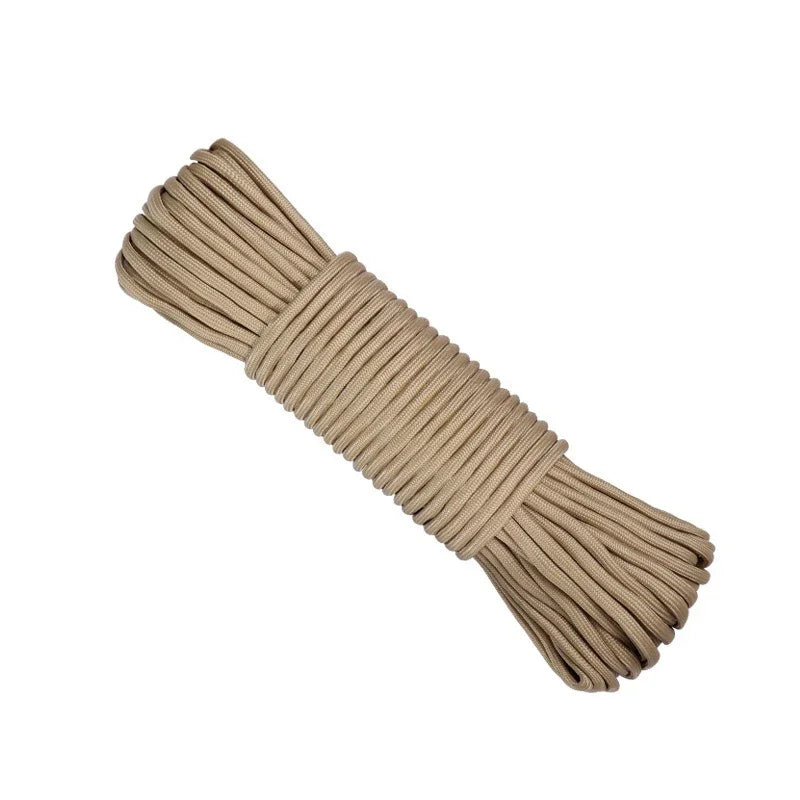15 Strand Core Cord Lanyard Rope 6mm-10/30 Meters,Durable Nylon,Multi-Functional for Camping, DIY Making,and Outdoor Accessories