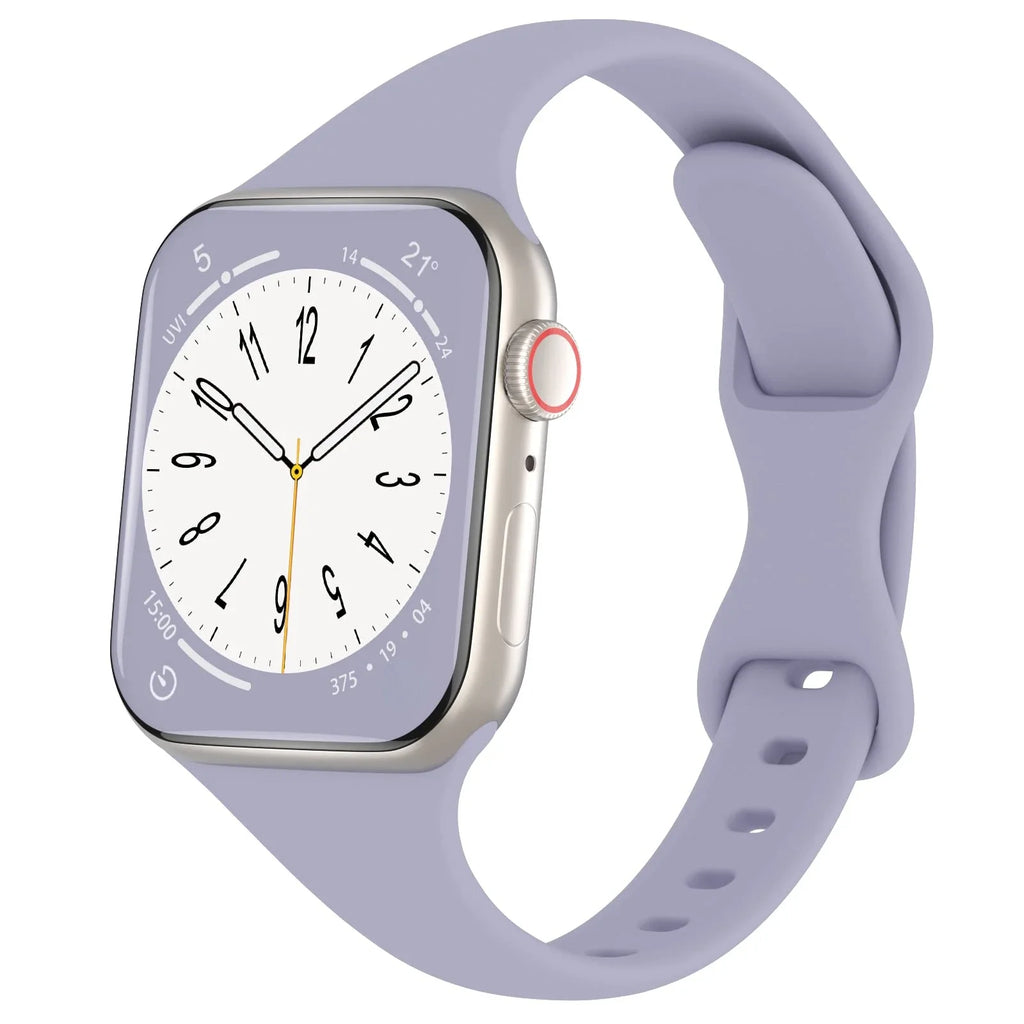 Silicone loop For Apple Watch Band 45mm 44mm 40mm 41mm 49mm Elastic Belt bracelet iWatch series ultra 5/4/3/SE/6/7/8 Strap