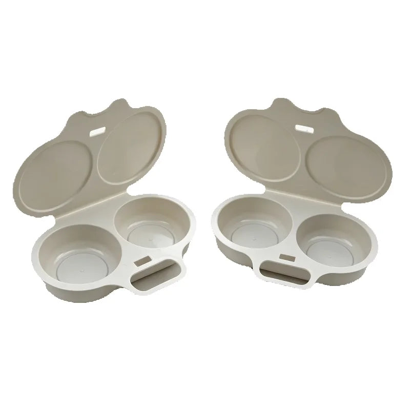 Food Grade Microwave Egg Cooker Heat Resistant Plastic Egg Poacher Steamer Nonstick Portable Egg Fryer Mold Home Kitchen Gadget