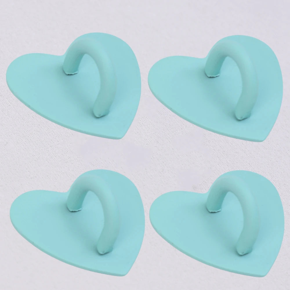 Kawaii Adhesive Metal Heart Phone HYun Holder Mobile Phone Case Finger Ring Stand Hooks Buckle Charms Clasp Accessories String