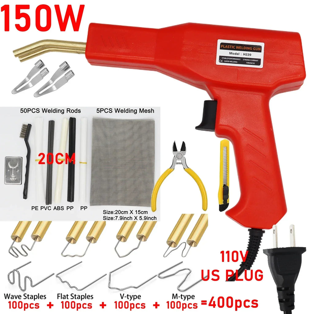 150W High Efficiency Plastic Welding Tool for Hot Stapler Set for Car Bumper Repair