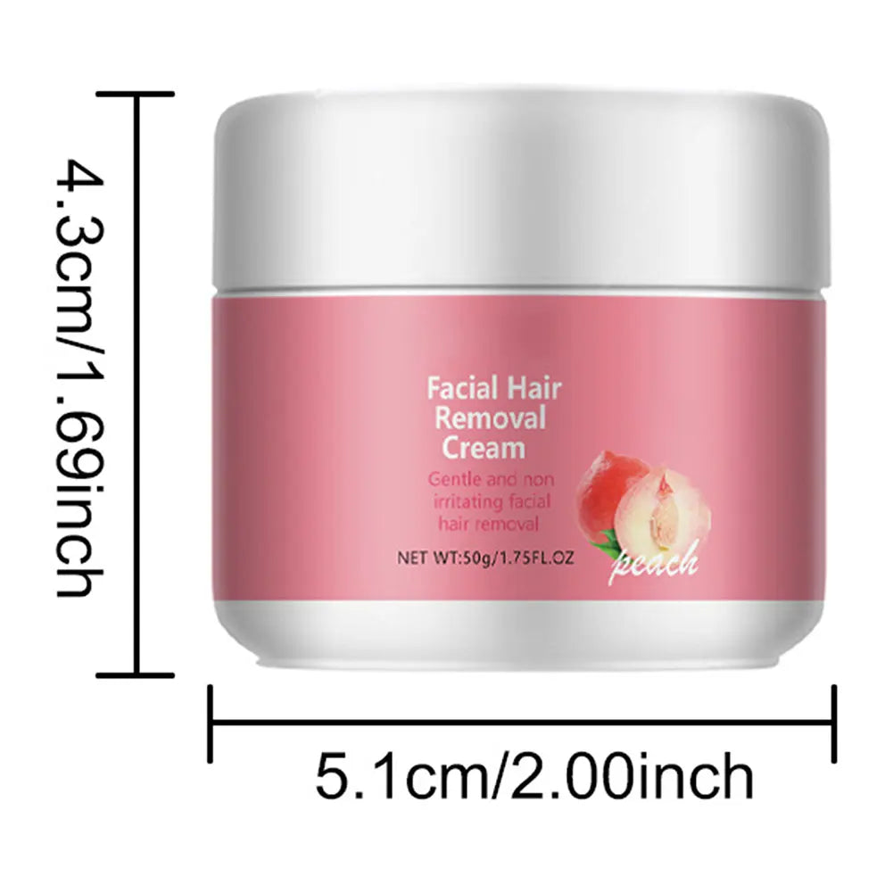 Facial Hair Removal Cream Sensitive Skin Facial Hair Remover Fast Gentle Effective Clear Lip Hair Underarm Hair Removal Cream