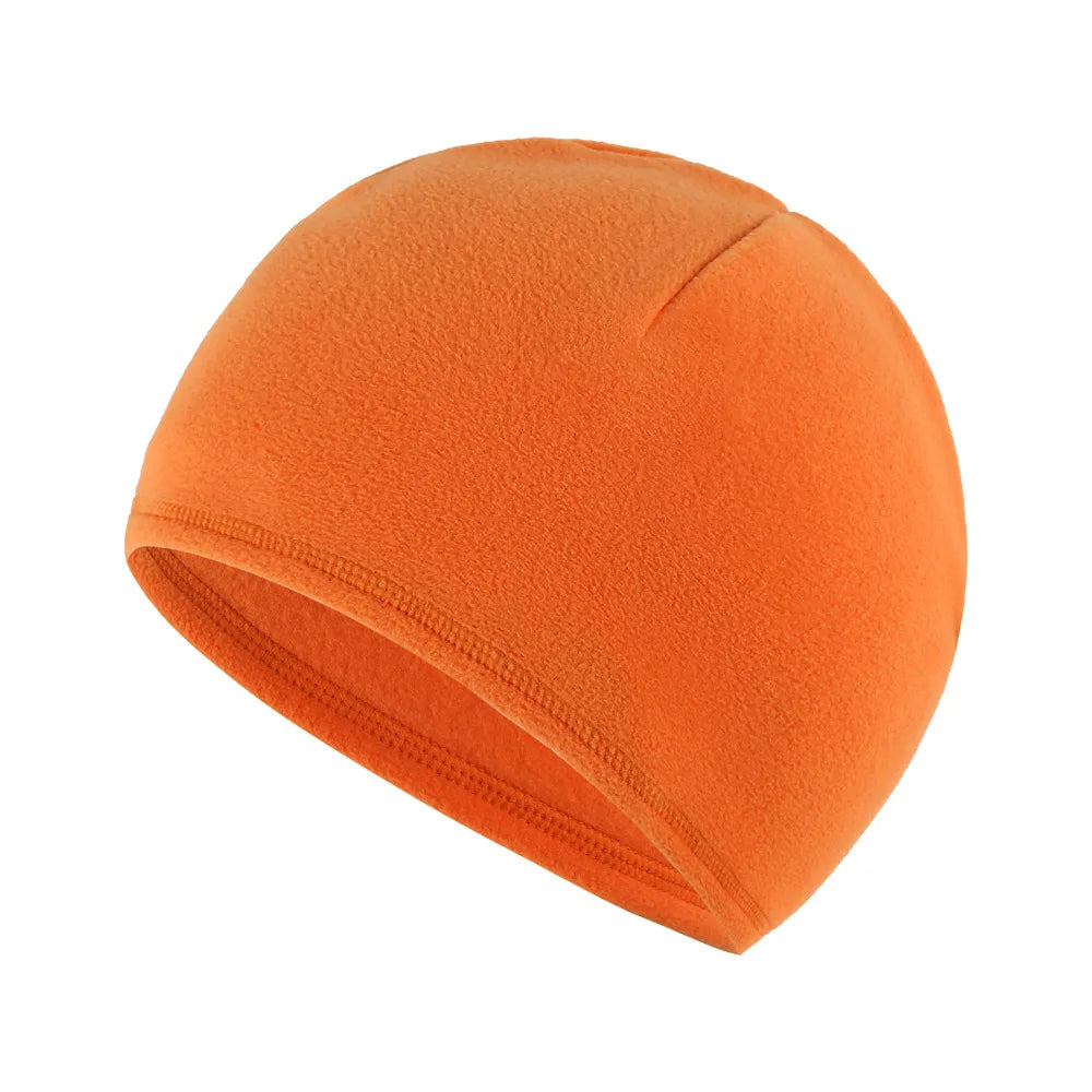 1PC Warm Winter Skull Cap Soft Polar Fleece Hat Thick Windproof Cap Outdoor Beanie Cap Ski Cap Unisex Suitable For Unisex