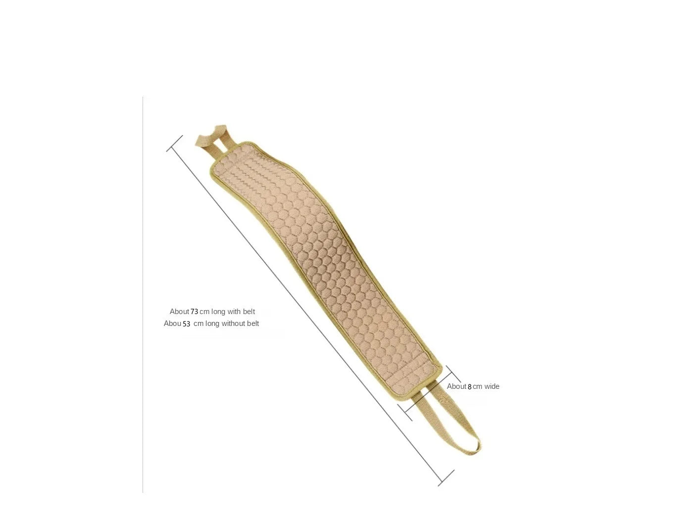 Shower Exfoliating Back Scrubber Bath Belt Towel Ball Glove Deep Mud Clean Korean Body Washcloth Japanese Rear Scrub Pull Strap