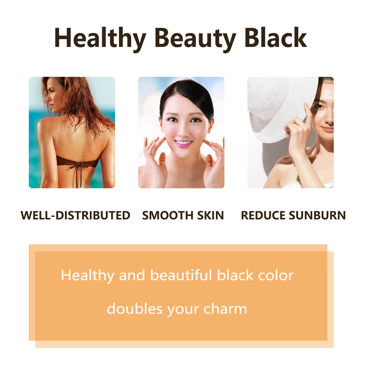 Self Tanning Drops Enhance Skin Melanin Liquid Bronzer Natural Fast Tanning Moisturizing Outdoor Beach Wheat Color Healthy Skin