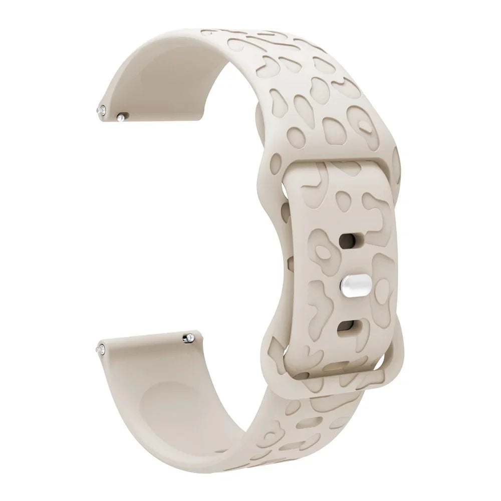 18mm 20mm 22mm Leopard Bracelet for Garmin Venu 3S Band Venu 2S Correa Active 5 Bands Garmin Forerunner 265 Band 265S 255S 255
