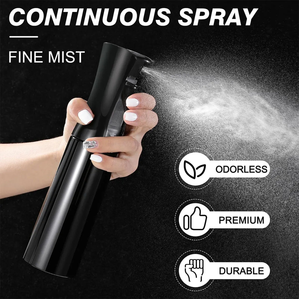200ml Hair Continuous Spray Bottle Alcohol Bottle Makeup Spray Bottle Fine Mist Water Spray Bottle for Salons Barber Tools -LIU