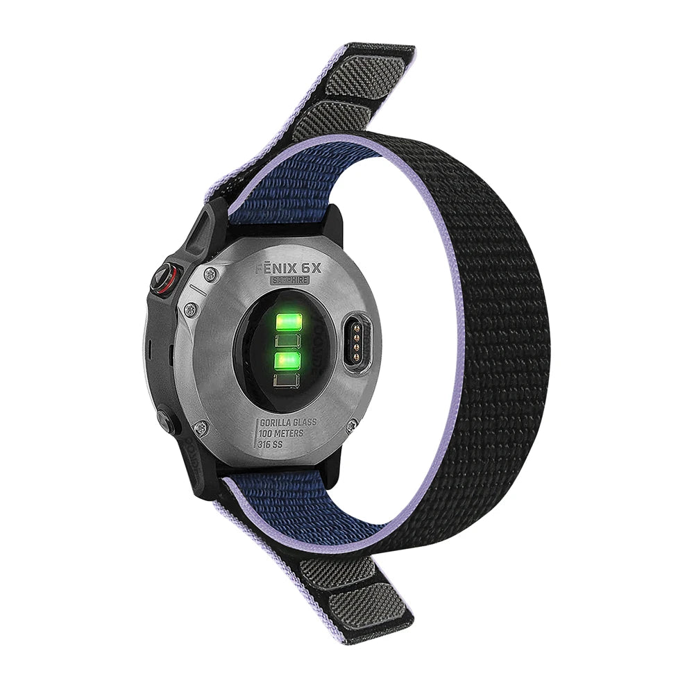 22mm 26mm QuickFit Nylon Loop Strap For Garmin Tactix 7 AMOLED Delta Bravo Band For Garmin Fenix 7X 6 PRO 5 3 Braided Watchbands