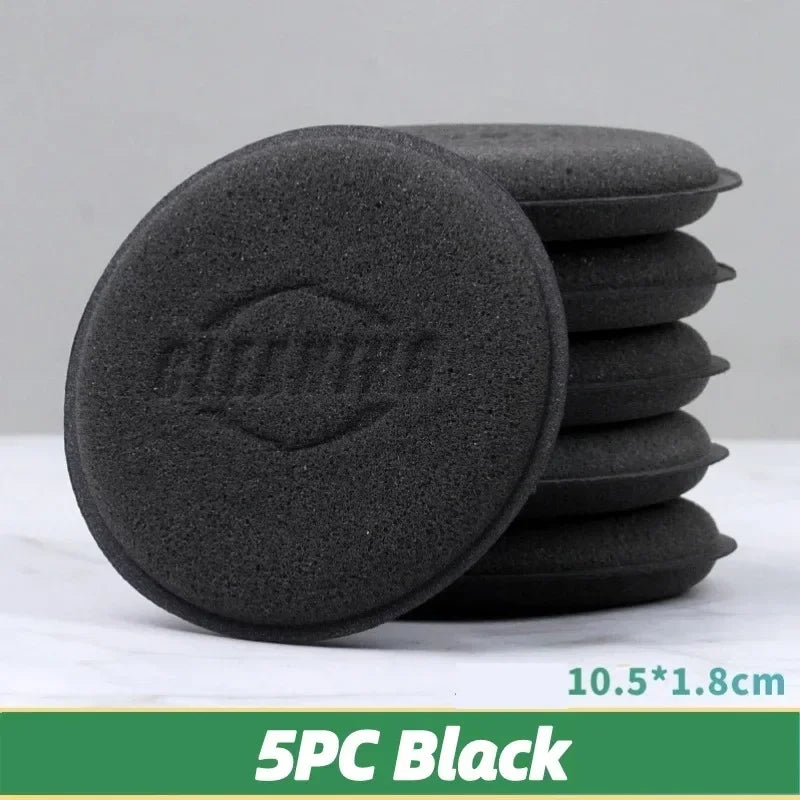 Car Round Waxing Polish Sponges High Density Foam Applicator Pads Curing and Polishing Sponges Car Detailing Tools Car Wash