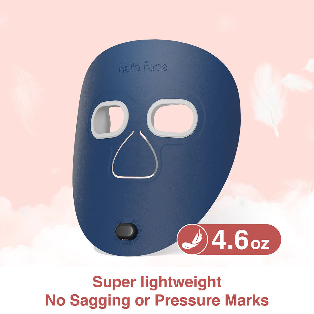 Hello Face M500S Blue Mask 630nm Red Light and 850 NIR Light Amber Light Blue Light Purple Light Therapy Face Neck Care Machine