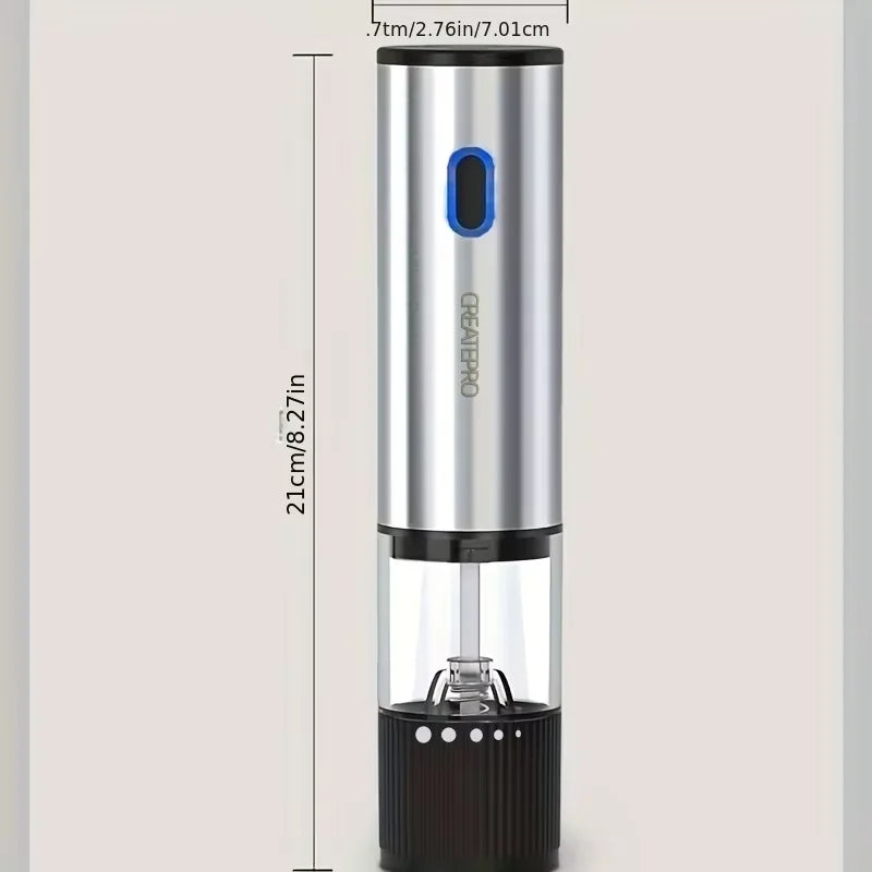 Electric Salt and Pepper Grinder Automatic Rechargeable Pepper Mill Shakers Adjustable Coarseness Kitchen Appliances