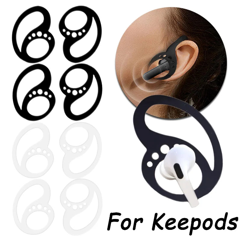 1-3Pairs Earbud Hooks Silicone Earhoos for Universal In-ear Wireless Headphone Anti-Lost Sports Ear Hook for Airpods Protector