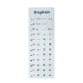 English Spanish Italian Korean Keyboard Stickers Frosted PVC Language Keyboard Sticker For Laptop Desktop PC