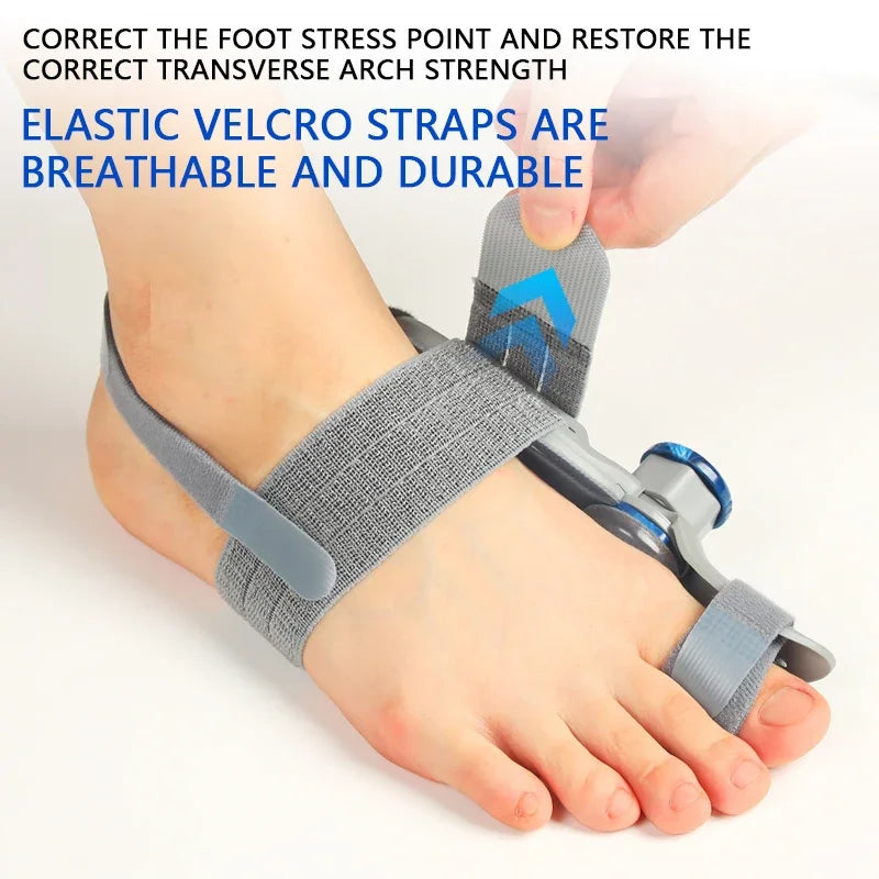Unisex Bunion Adjustable Bunion Fix for Big Toe Separation Pain Relief - Orthopedic Bunion Splint with Straightener