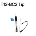 PTS100 T12 Soldering Iron Type-C Powered, PD Fast Charge, 65W High Power, Full Metal CNC Body, Adjustable Temperature