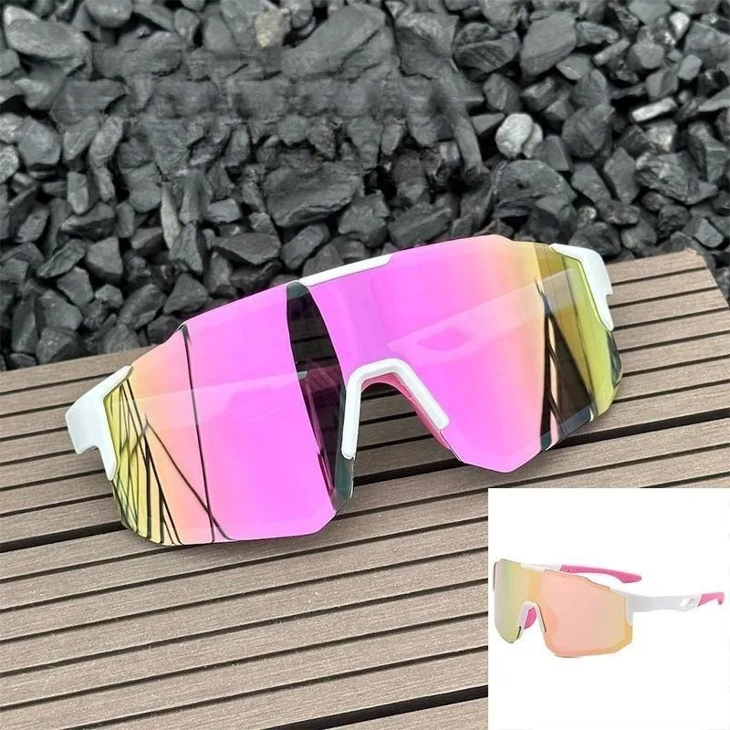 Outdoor Cycling Sports Glasses High-definition Men's Sunglasses UV Resistant Sunglasses Hiking and Running Goggles