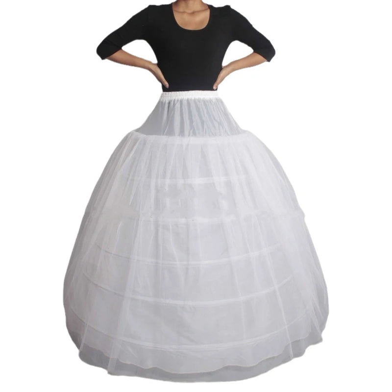 Petticoat Crinoline Slips Hoop Skirt Vintage Underskirt for Gown Dress