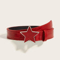 New Arrival Fashionable Trendy Unique Studded Women's Belt - Korean-Style High-End Youth Belt  Punk Snap-Button Casual Belts