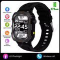 2026 New Military Smart Watch Men 3ATM Outdoor Sports Fitness Tracker Blood Pressure Health Monitoring BT Call GPS Smartwatch
