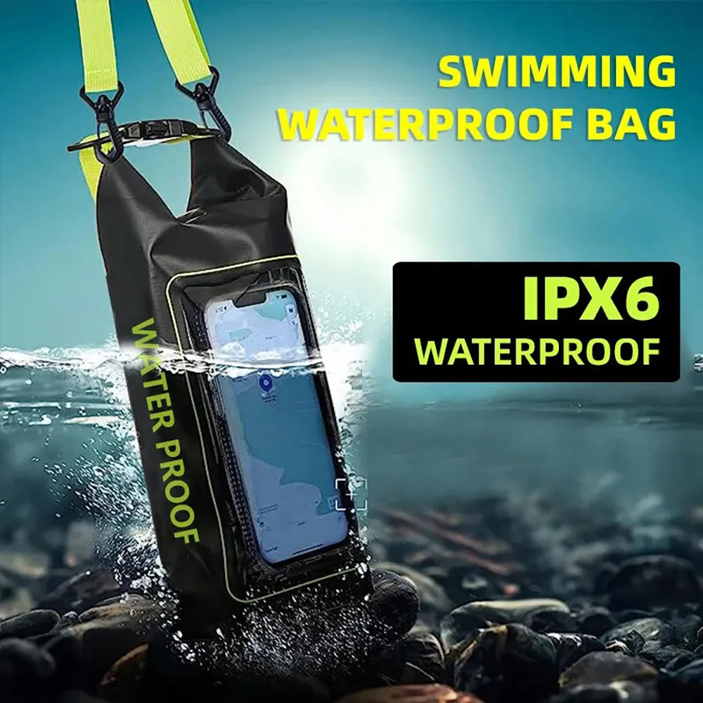 Outdoor Waterproof Phone Bags Dry Bag Touch Screen Kayak Bags Camping Trekking Bag Trekking Drifting Rafting Surfing Boating Bag