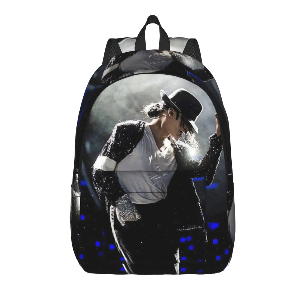 Michael Jacksons Musical Movie 2026 Cool Backpack with Pocket Student Business  Daypack for Men Women Laptop Canvas Bags